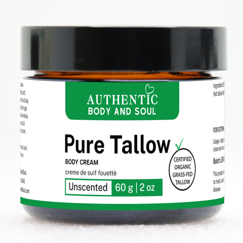 organic tallow skin cream for sensitive skin