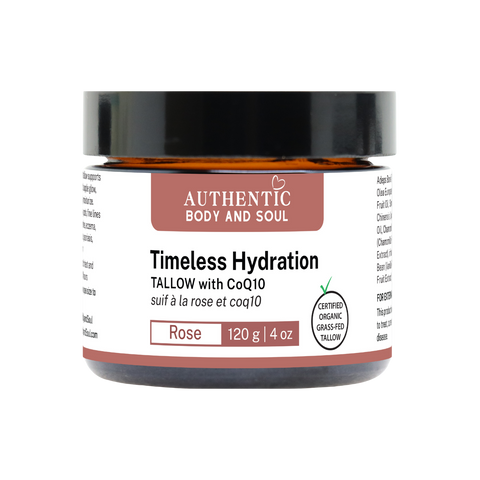 certified tallow and coQ10 face cream