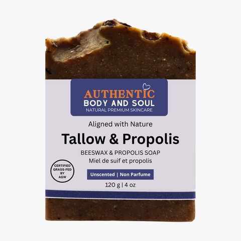 Tallow and Propolis Soap (Unscented)