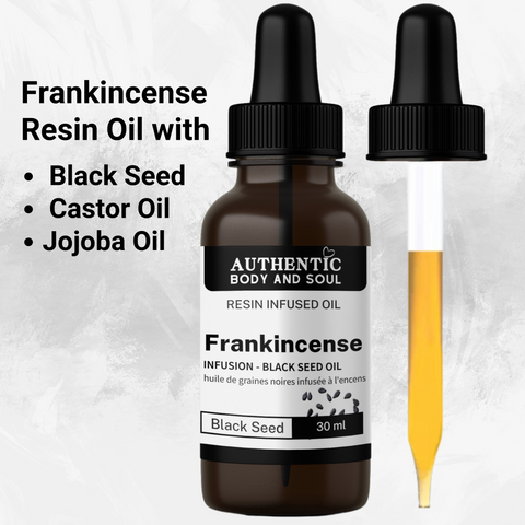 Frankincense Resin Facial Oil with Jojoba - Black Seed OIl