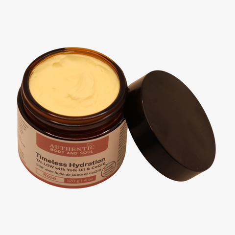 certified grass fed tallow and yolk oil face cream