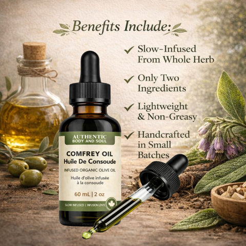 Comfrey Oil – Slow-Infused Organic Olive Oil