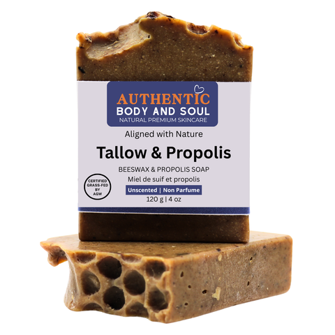 Tallow and Propolis Soap (Unscented)