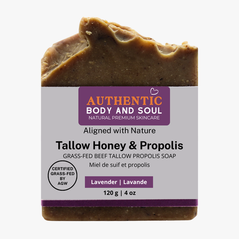 Tallow and Propolis Soap (Unscented)